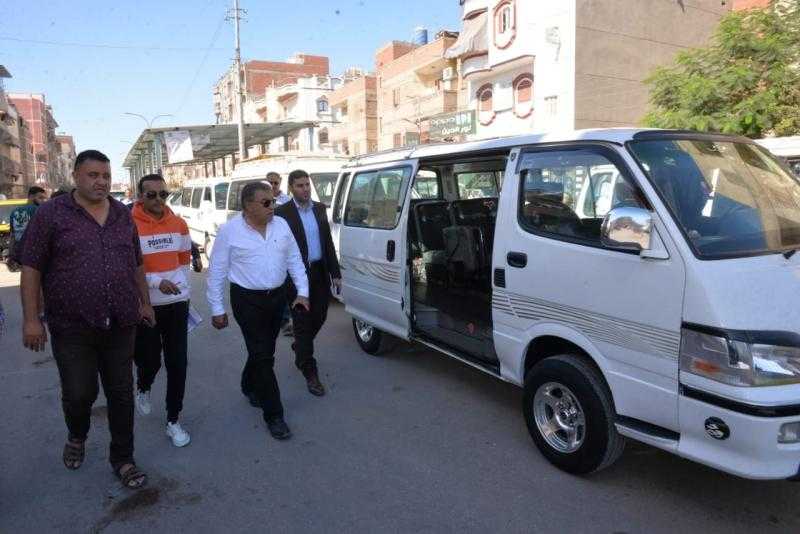 محافظ الدقهلية يختتم جولاته على 9 مراكز بتفقد موقف المطرية العمومي