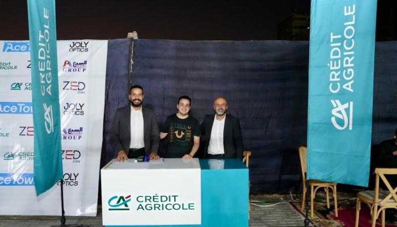 بنك كريدي أجريكول مصر يرعى بطولة Ace Town Mega Tournament للبادل بالمنصورة «صور»