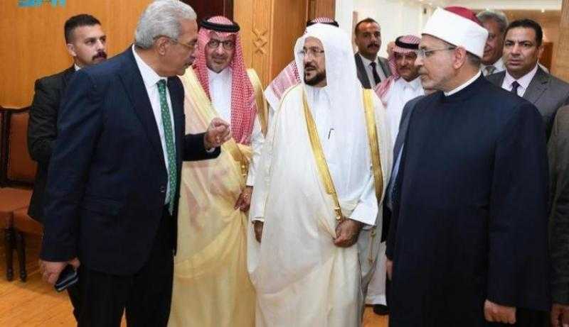 وزير الشؤون الإسلامية السعودي يلتقي وكيل الأزهر