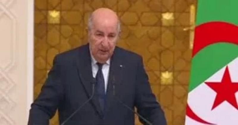 عبد المجيد تبون: ندعم الاستثمارات بين مصر والجزائر فى مجال الطاقة