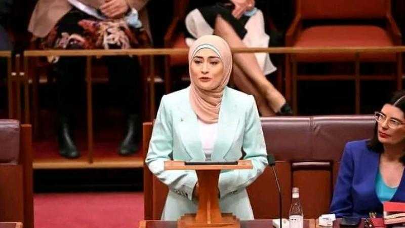 نائبة الشيوخ الأسترالي فاطمة بيمان: ضغط كبير على الحكومة لاتخاذ موقف بشأن دعم القضية الفلسطينية