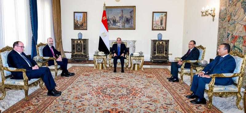 الرئيس السيسى يؤكد ضرورة الدفع بقوة فى اتجاه التهدئة ووقف إطلاق النار بغزة ولبنان