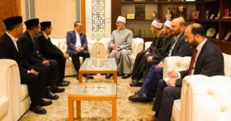 المفتي يستقبل وفدا إندونيسيا رفيع المستوى لبحث تعزيز التعاون في تدريب المفتين