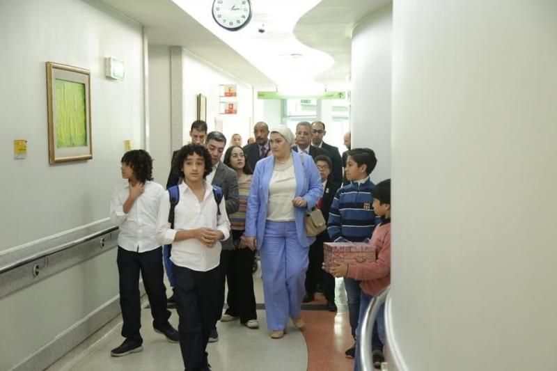 المجلس القومي للطفولة والأمومة ينظم زيارة لمستشفى 57357 لدعم ومساندة الأطفال