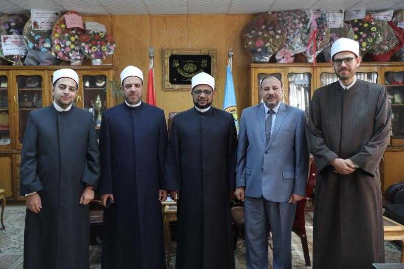 أمين «البحوث الإسلامية» يلتقي نائب رئيس جامعة الأزهر للوجه القبلي