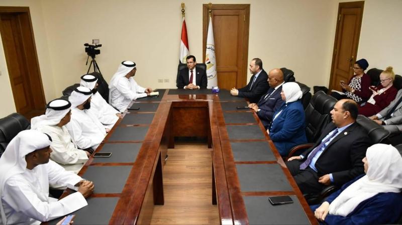 وزير الشباب والرياضة يستقبل مسؤولي مؤسسة زايد العليا لأصحاب الهمم