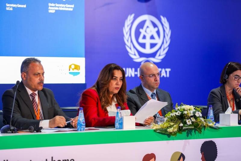 وزيرة التنمية المحلية تشارك في جلسة تمكين المجتمعات المحلية والقطاع الخاص بالمنتدى الحضري العالمي