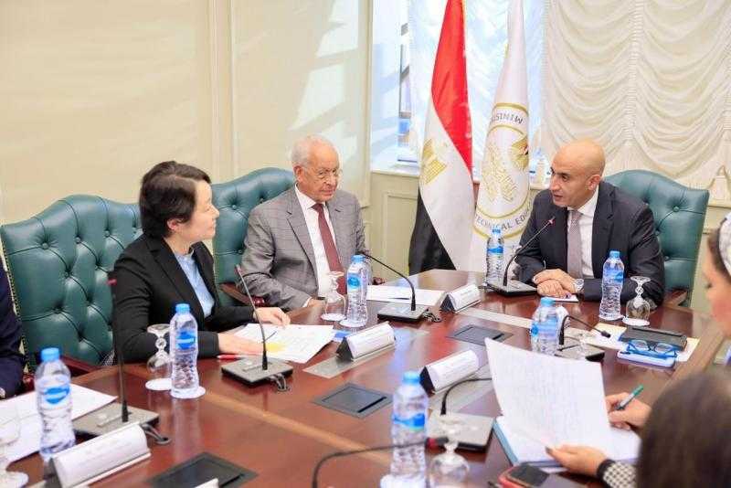 وزير التربية والتعليم يستقبل وفد الوكالة اليابانية للتعاون الدولي