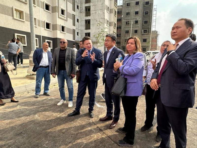صندوق ”الإسكان الاجتماعي” ينظم زيارة تفقدية لوزير البنية التحتية والإسكان المنغولي لمدينة حدائق العاصمة