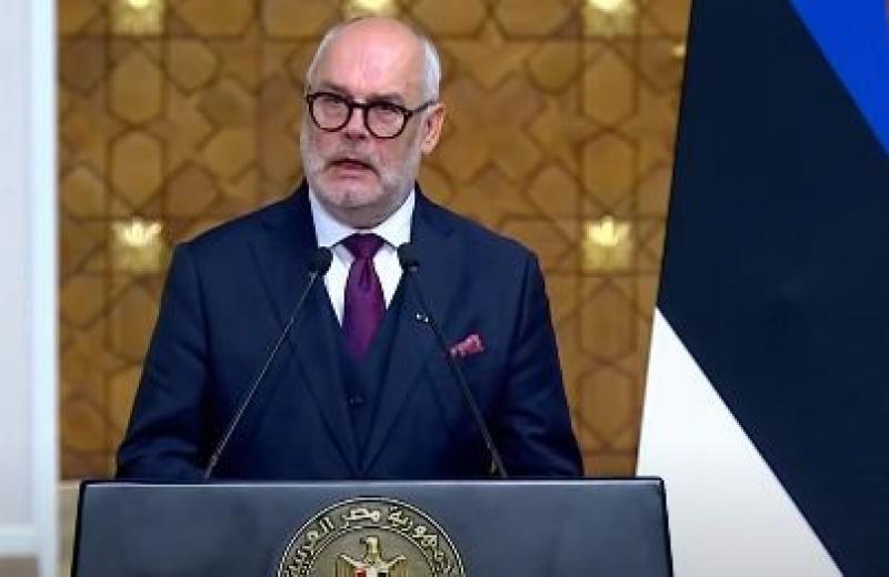 رئيس إستونيا: مصر لها دور كبير في صناعة السلام الدولي