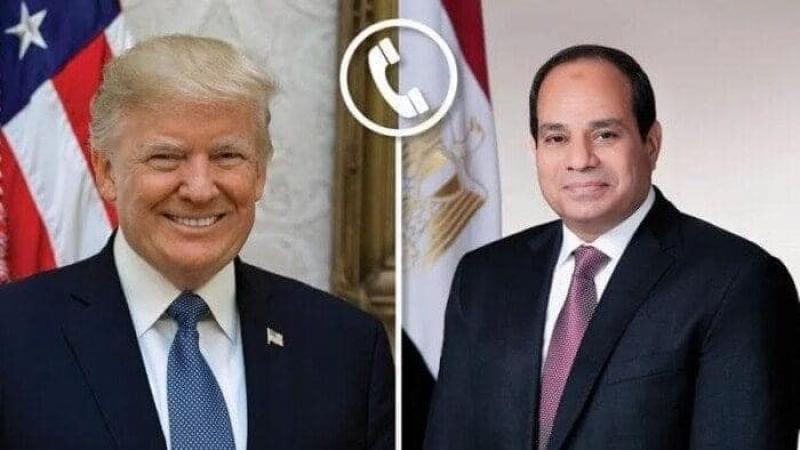 ”ترامب” يؤكد للرئيس السيسي اعتزازه بعلاقات الشراكة الاستراتيجية التي تجمع البلدين