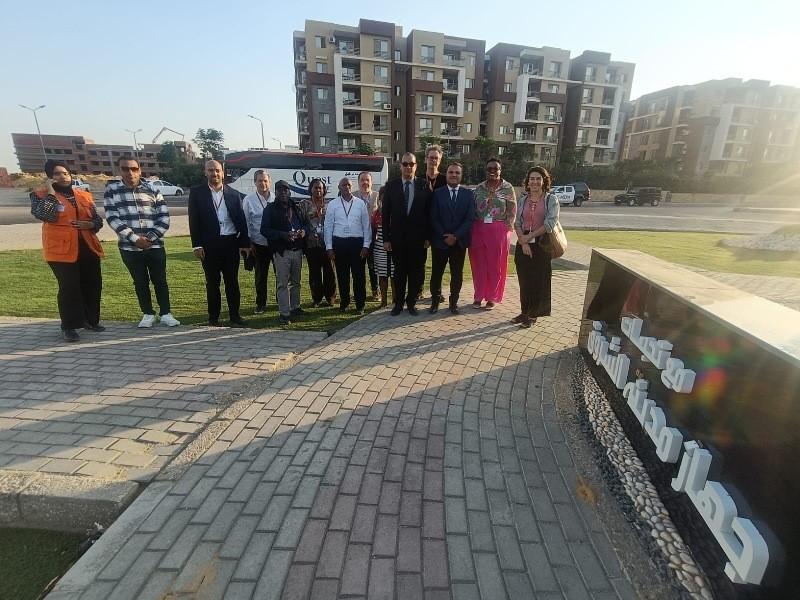 مدينة الشروق تستقبل وفدًا من الدول المشاركة بالمنتدى الحضري العالمي للتعرف على التجربة العمرانية المصرية