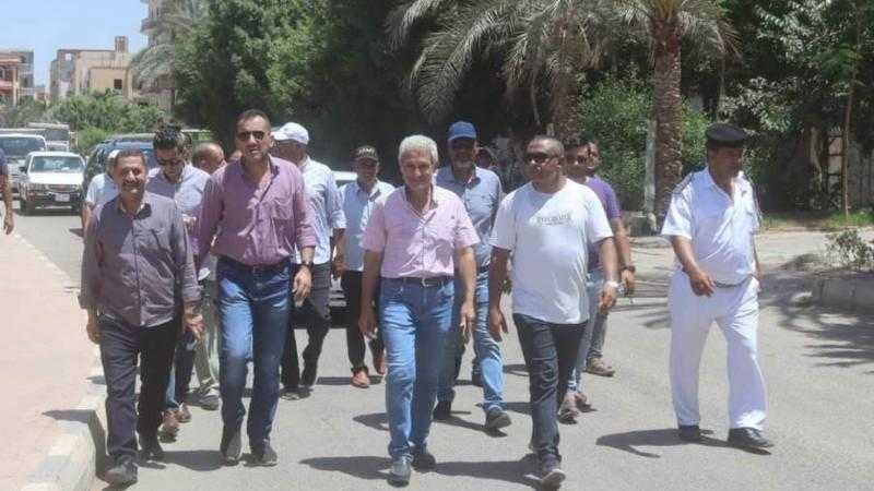 رئيسا جهازي بدر والعاشر من رمضان يتفقدان أعمال التطوير ورفع الكفاءة وتنسيق الموقع