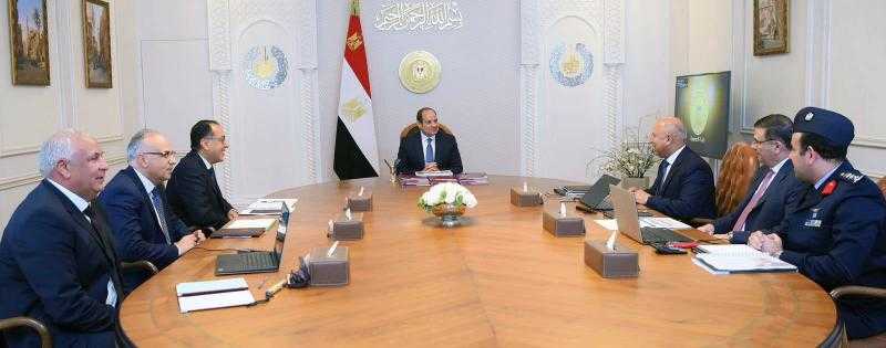 الرئيس السيسى يتابع أعمال تجهيز العاصمة الجديدة لمحافظة الوادى الجديد