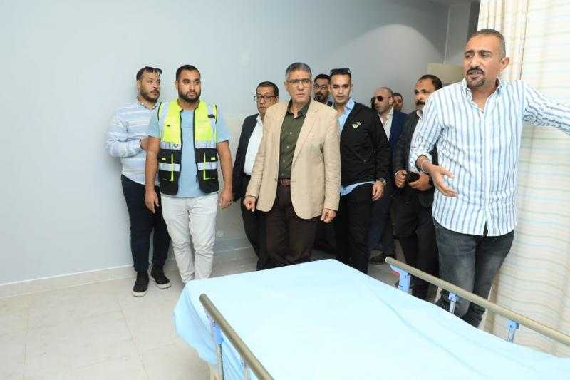 محافظ الجيزة يتفقد مشروع إنشاء مستشفى بولاق الدكرور العام الجديد.. صور