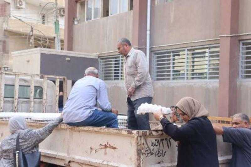 سيارات متنقلة لبيع كرتونة البيض بـ152 جنيها في القليوبية