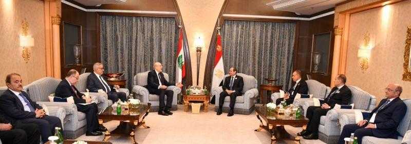 الرئيس السيسي يؤكد رفض وإدانة العدوان الإسرائيلي سواء في الأراضي الفلسطينية أو لبنان