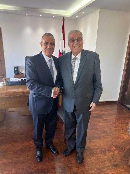 وزير الخارجية والهجرة يلتقي مع نظيره اللبناني