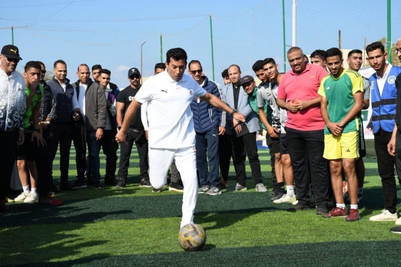 وزير الشباب والرياضة ومحافظ شمال سيناء يشهدان ختام النسخة الثالثة من كأس الجمهورية الجديدة