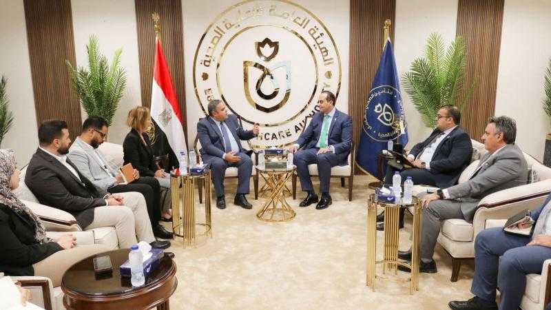 رئيس الرعاية الصحية والمدير العام والعضو المنتدب لشركة ميرك مصر يبحثان أوجه الشراكة بين الجانبين