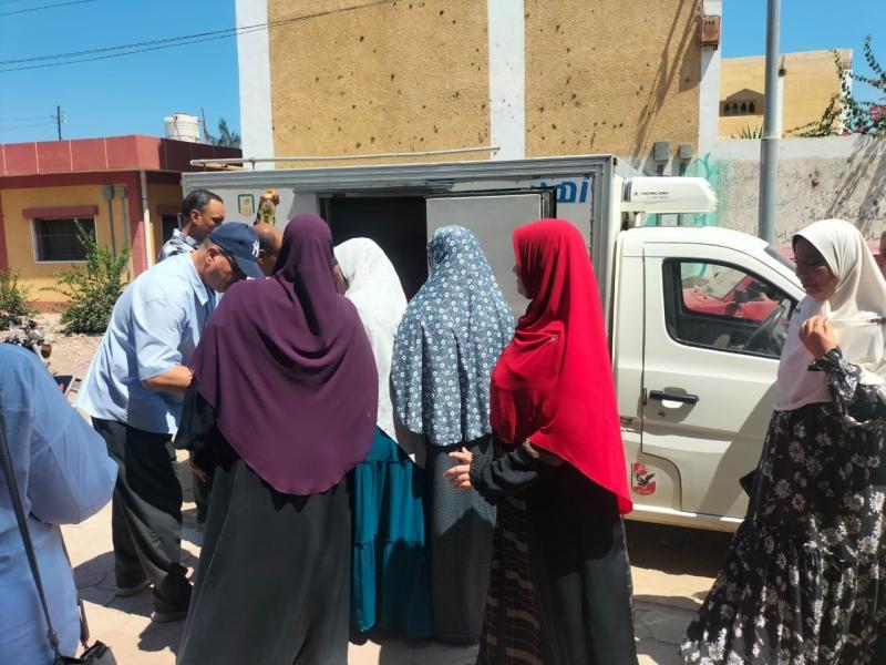 الكشف على 160 مريضًا فى قافلة سكانية فى قرية الربدان بمحافظة البحيرة