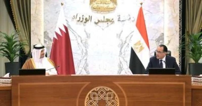 رئيس الوزراء: الجانب القطرى عبر عن رغبته فى التعاون مع مصر بمجال التصنيع