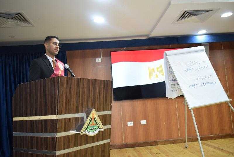عمر الشبراوي رئيسًا لاتحاد طلاب جامعة بنها.. وعبد الوهاب حمدي نائبًا