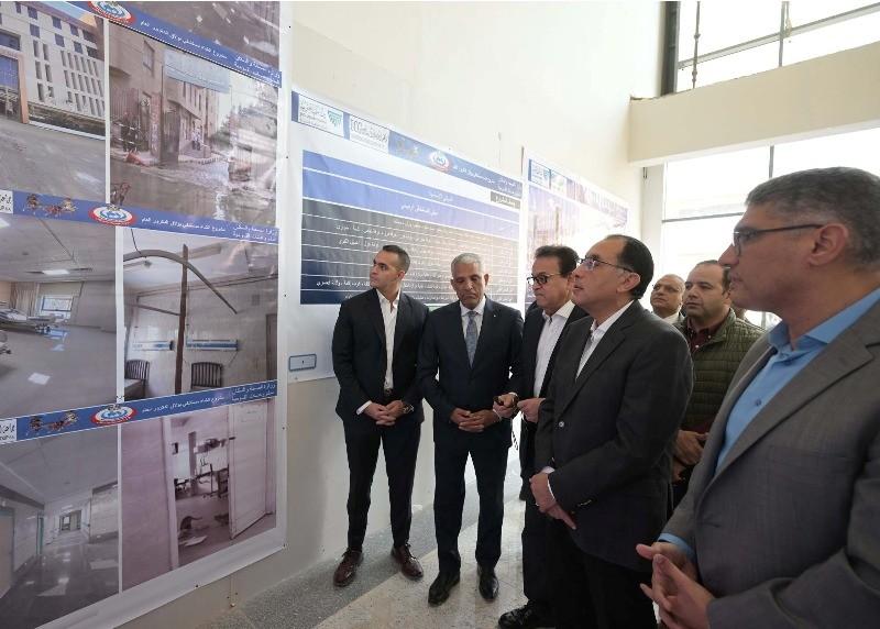 رئيس مجلس الوزراء يتفقد إنشاءات المبنى الجديد لمستشفى بولاق الدكرور العام.. صور