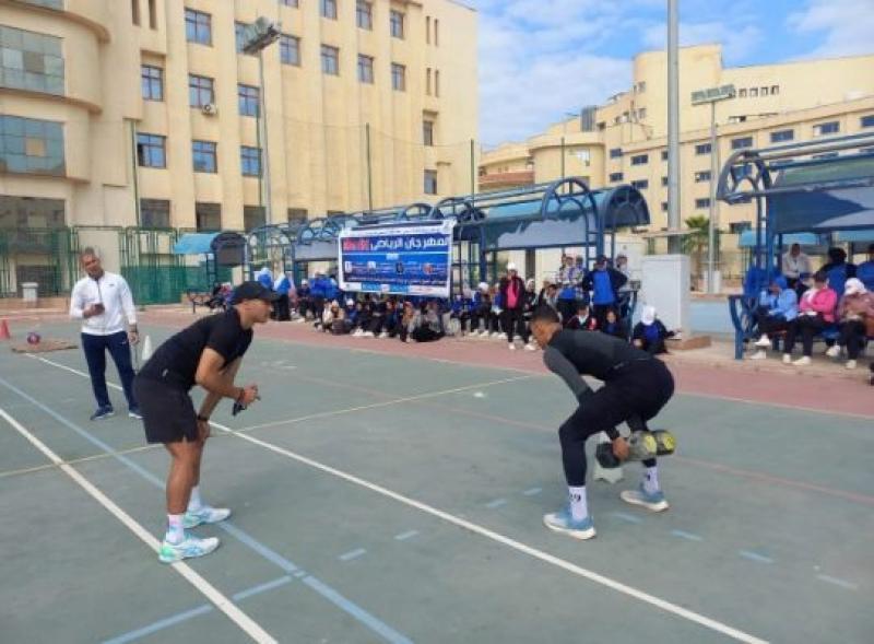 انطلاق فعاليات المهرجان الرياضي الكروس فت (BE FIT) بجامعة كفر الشيخ