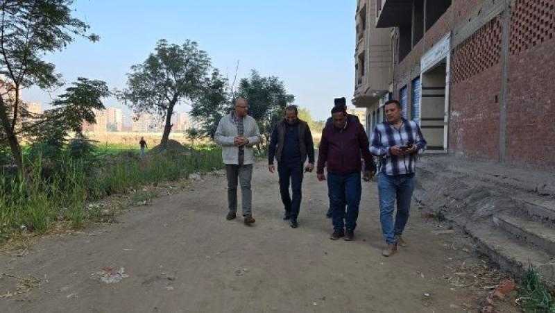 محافظ القليوبية يتفقد مقترح إنشاء مطلع طريق مصر الإسكندرية الزراعي بمنطقة الفلل