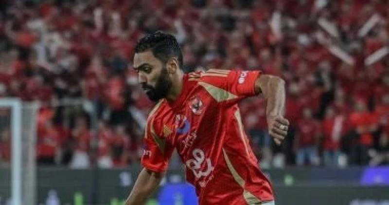 حسين الشحات يهدر فرصة الهدف الأول للأهلى أمام البنك من انفراد بالمرمى