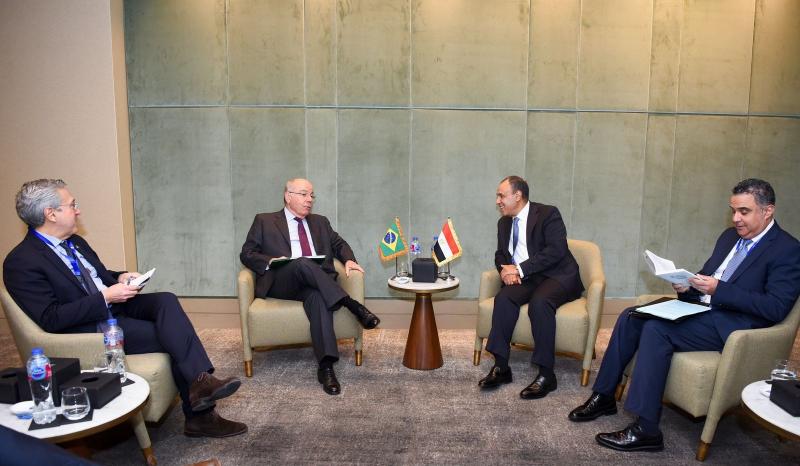 وزيرا خارجية مصر والبرازيل يؤكدان ضرورة تكاتف الجهود الدولية لتحقيق السلام والاستقرار في المنطقة