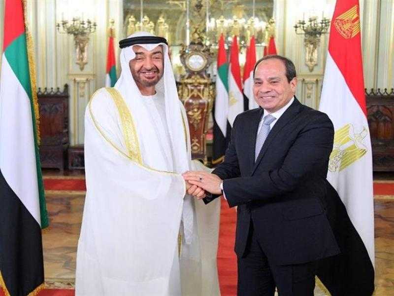 الرئيس السيسي يهنئ نظيره الإماراتي بذكرى اليوم الوطني