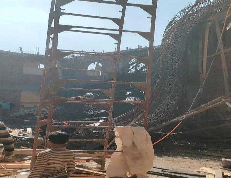 مصرع شخص وإصابة 2 آخرين فى انهيار سقف مسجد تحت الإنشاء بالشرقية