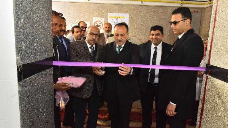 محافظ أسيوط يفتتح وحدة الأشعة المقطعية بمستشفى الحميات