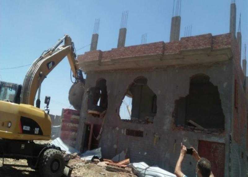 إزالة 284 حالة تعد على أملاك الدولة والأراضي الزراعية في كفر الشيخ