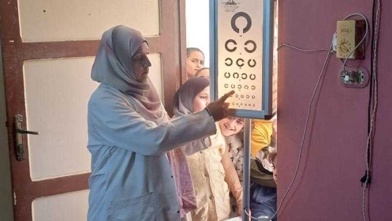 صحة القليوبية تنظم قافلة طبية بقرية سندوة بالخانكة