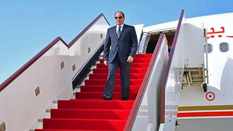الرئيس السيسي يصل إلى أوسلو في ثاني محطات جولته الأوروبية