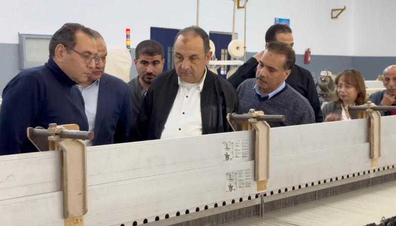 وزير قطاع الأعمال فى جولة ميدانية موسعة بشركة ”غزل المحلة” لمتابعة مشروعات التطوير