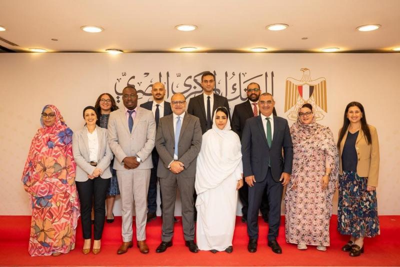 البنك المركزي المصري يستضيف وفدًا من موريتانيا للتعرف على التجربة المصرية في نشر الثقافة المالية والتمكين الاقتصادي للمرأة