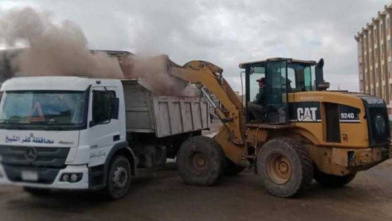 رفع 1295 طن قمامة خلال حملة نظافة في كفر الشيخ