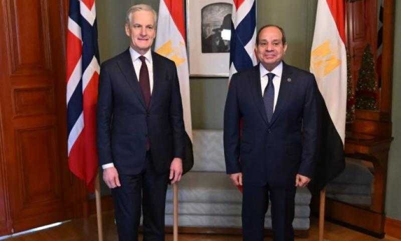 الرئيس السيسي يلتقي رئيس البرلمان النرويجي وأعضاء لجنة الشئون الخارجية والدفاع