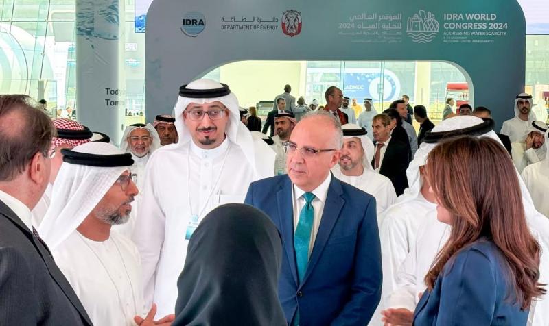 وزير الري يشارك في افتتاح المؤتمر العالمى لتحلية المياه بالإمارات