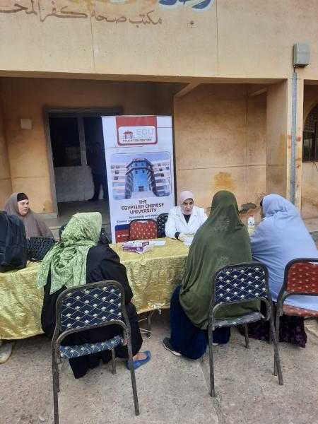 الكشف على 1050 مواطنا خلال قافلة مجانية بقرية كفر المحمدية في ميت غمر