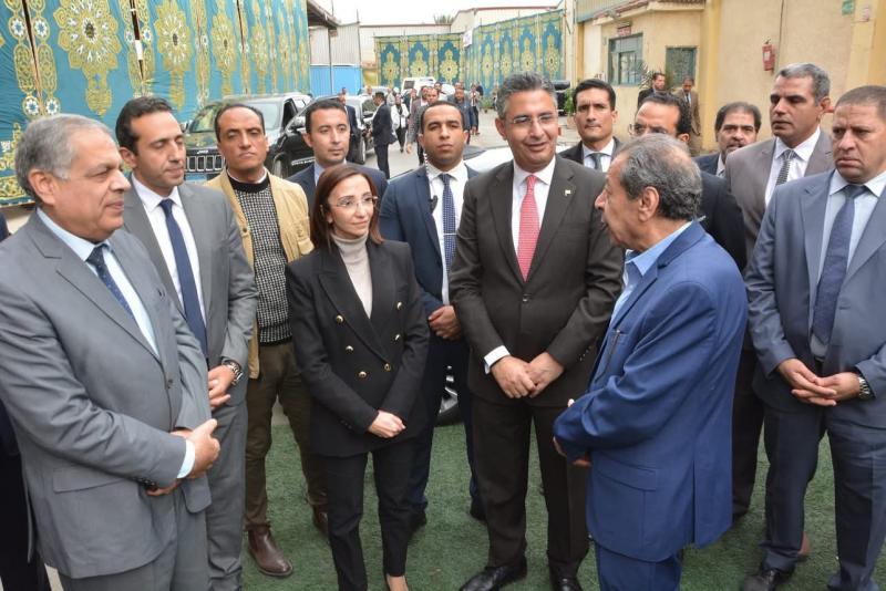 وزير التموين والتجارة الداخلية ومحافظ البحيرة يتفقدا مضرب الوليلي التابع للقطاع الخاص.