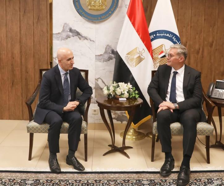وزير البترول يبحث التعاون مع رئيس شركة ميدتيرا انرجى الكندية