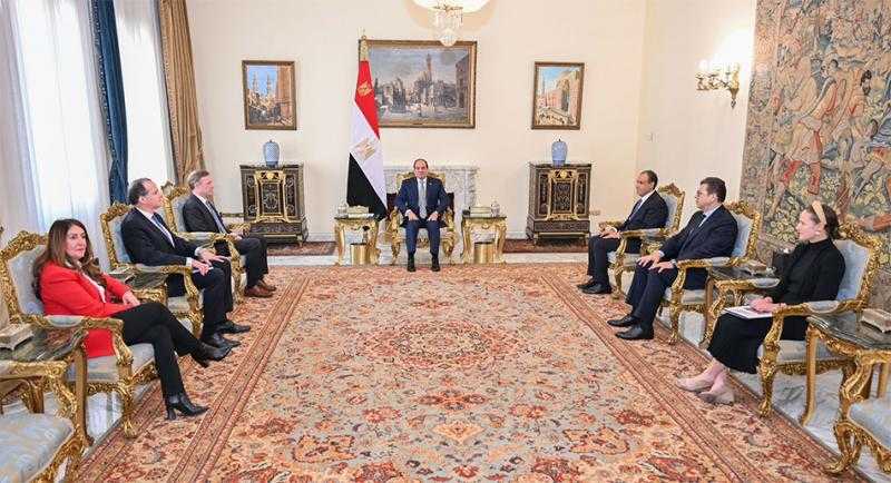 الرئيس السيسي يستقبل مستشار الأمن القومي الأمريكي ومنسق الشرق الأوسط وشمال إفريقيا بمجلس الأمن
