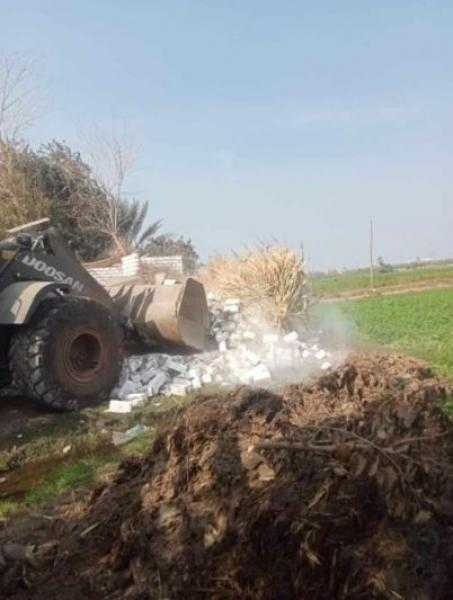 إزالة 55 حالة تعدِ منذ بدء المرحلة الثالثة من حملات الموجة الـ24 لإزالة التعديات في بني سويف