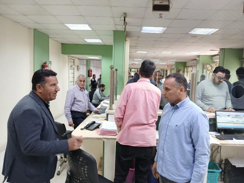 رئيس جهاز بني سويف الجديدة يتفقد سير العمل بالمركز التكنولوجي لخدمة المواطنين بالجهاز |صور