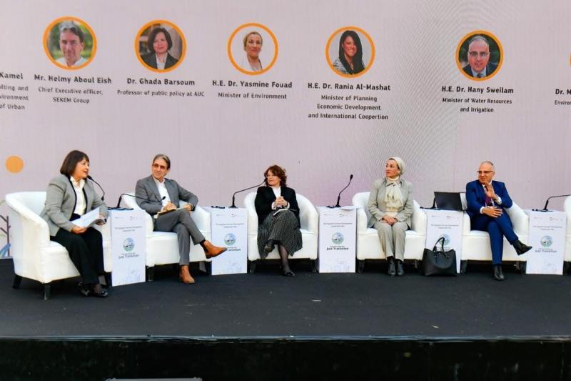 وزيرة البيئة تستعرض أدوات مصر لتحقيق الانتقال للأخضر العادل